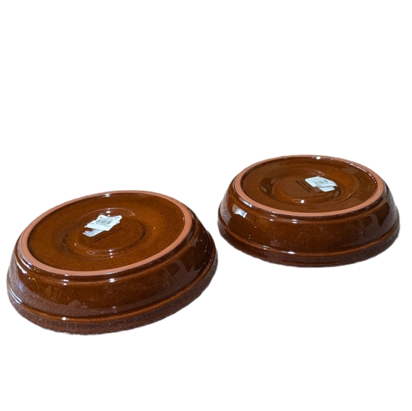 Vintage Williams Sonoma Ceramic Sunflower Dip Olive Bowl Set of 2 - Picture 6 of 9